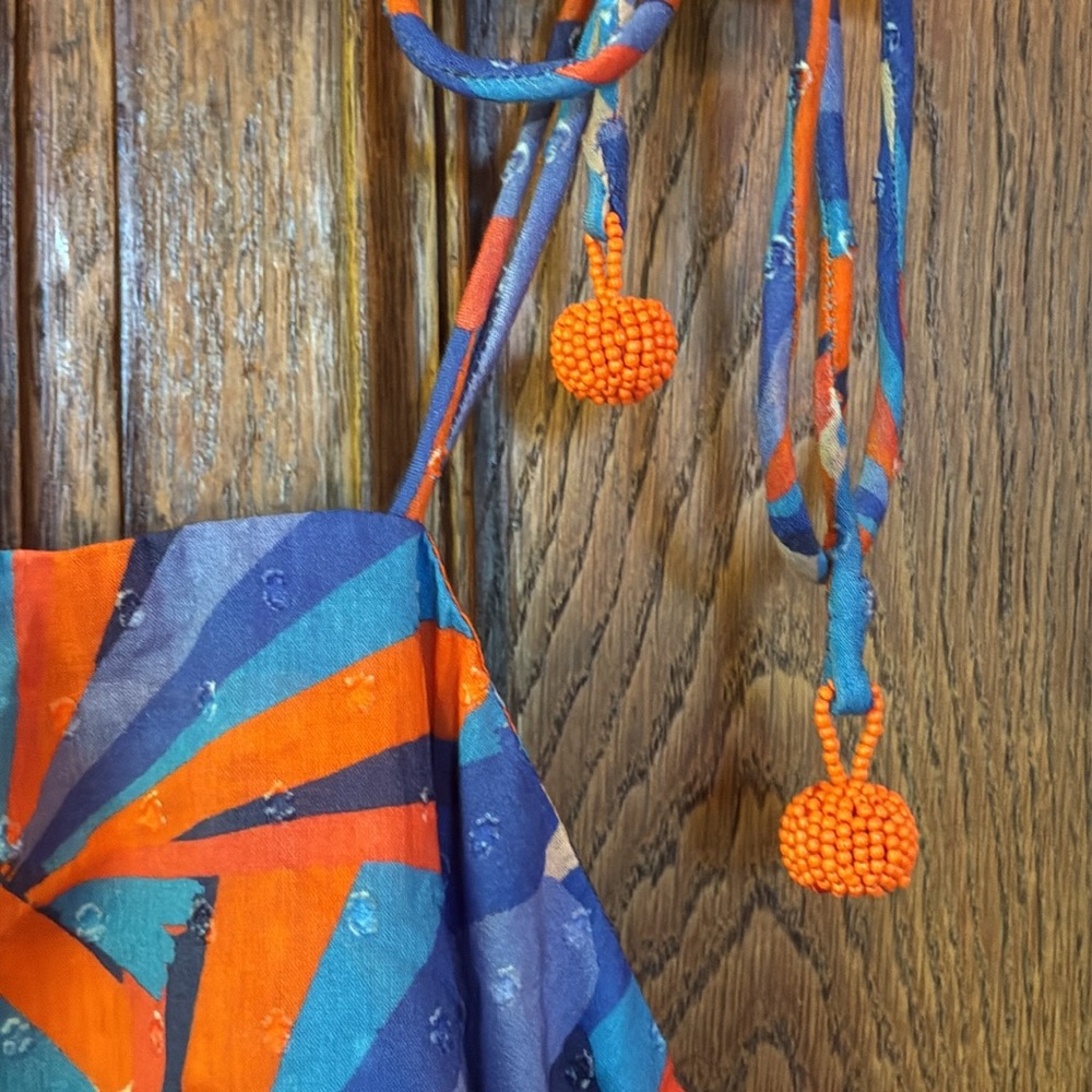 Farm Rio x Anthropologie Tie-Strap Shift Mini Dress - Picture 8 of 13